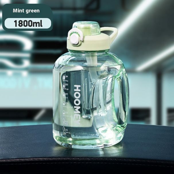 HOOMEY Extra Large Capacity Ton Unisex Fitness Sports High Temperature Resistant Tea Separation Plastic Water Bottle_desvips.com