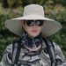 Men's Fishing Hat - Extra Wide Brim UPF 50+ Sun Protection For Summer Outdoor & Hiking - Unisex Design_desvips.com