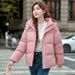 New Student Short Down Jacket Korean Edition 2024 Loose Thick Winter Bread Cotton Women's Coat_desvips.com