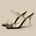 New Summer Sexy Fashion Open Toe Sandals Water Quality Dia Shining Square Headed Banquet Women's High Heels Large Design_desvips.com