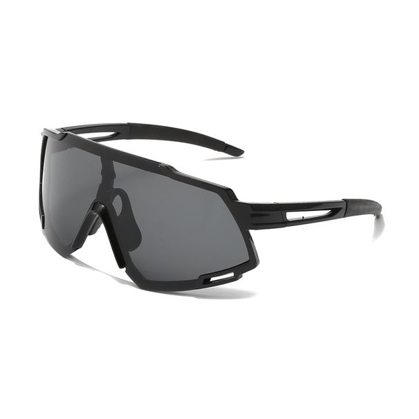 Blue Overized Frame One-piece Len Windproof Goggle Outdoor Sport Cycling Eye Protection Anti-glare Anti-UV_desvips.com