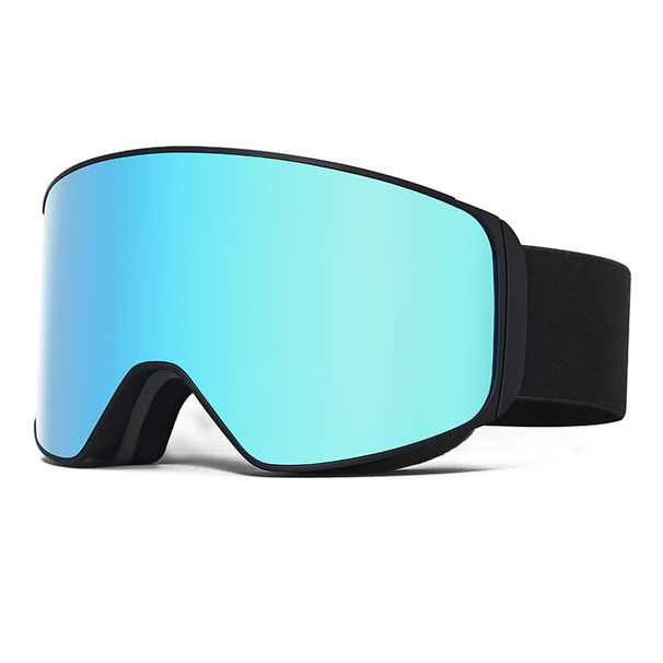 New Double Layer Anti-Fog Magnetic Enhanced Clarity HD Ski REVO UV Protection Snow Goggles_desvips.com