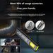 Powerful 550LM EDC Flashlight USB C Rechargeable Torch With COB Red And Blue Lights Outdoor Portable Pen Clip Lantern_desvips.com