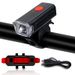 New Model Lighting USB Charging Night Mountain Bike High Brightness Front Light Bicycle Riding Accessories Set_desvips.com