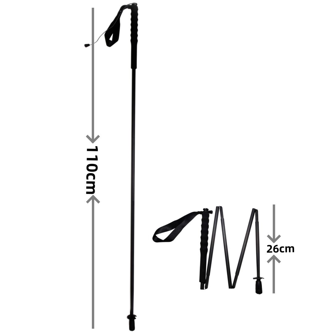 New Trekking Pole Ultralight Carbon Fiber Telescopic Portable Stable Hiking Outdoor Camping Sports And Adventures_desvips.com
