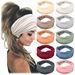 Bohemian European And American Headband For Women, Wide Yoga Elastic Headband, Running Tie, Sports Hair Accessory,_desvips.com