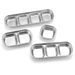 304 Stainless Steel Condiment Dish - 2/3 Compartment Sauce Plate For Camping & BBQ Durable Rust-Proof Easy To Clean_desvips.com