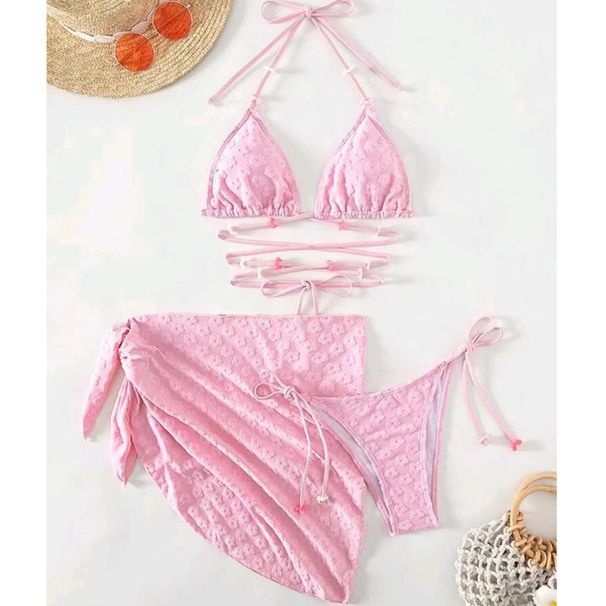 Pink Sexy Bikinis Swimsuits Women's Swimwear Push Up Female Beach Swimming Wear Girls Bathing Suits Brazilian Bikini_desvips.com