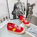 2025 Spring New Color Block Retro Casual Canvas For Women Lace-Up Flat Sneakers Versatile Color-Blocking High-Top Shoes_desvips.com