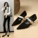 High Heel Sandals For Women: Elegant France-Style Pointed Toe Strappy Stilettos Black A6cb_desvips.com
