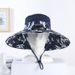 Summer Wide Brim Dual USB Charging Fan For Adults Men Outdoor Sunshade Sun Protection Fishing Work Hat_desvips.com