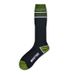 Nylon Striped Tall Football Socks Sport Wear Wicking Black With Trend Base Stockings_desvips.com