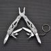 Multifunctional All-Steel Folding Pliers Mini Outdoor Pocket Knife 14-in-1 Computer Small Tool_desvips.com