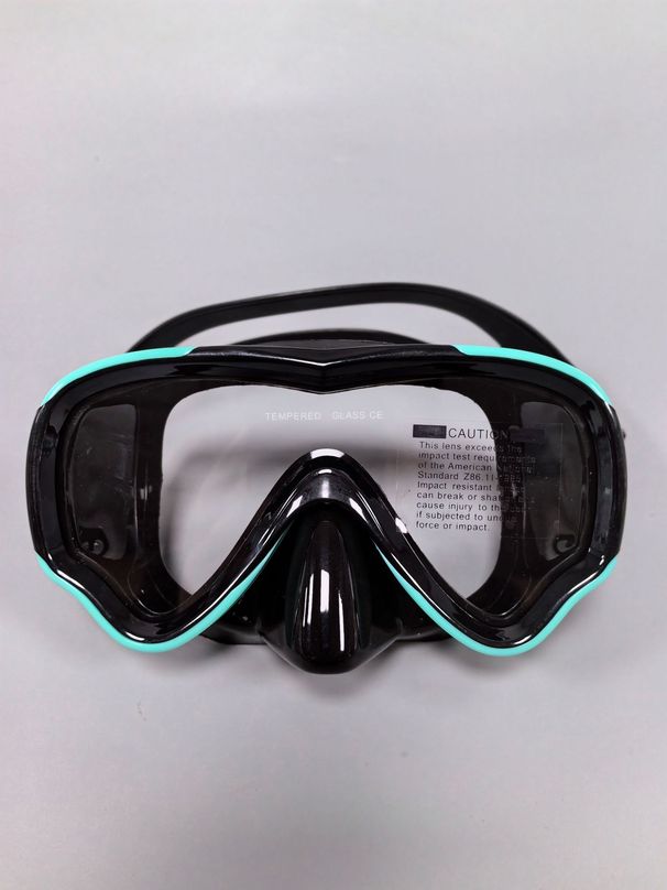 Diving glasses Full dry tempered glass anti-fog silicone snorkeling mask Adult diving goggles swimming_desvips.com
