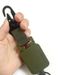60cm Duty Metal Retractable Carabiner Keychain Belt Outdoor Reels Eagle Beak Buckle Reinforced Steel Wire Easy Pull Back_desvips.com