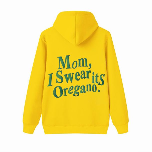 Men's Clothing hoodie plus velvet fleece sweatshirt letter print hoodie _desvips.com