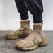 Outdoor Winter Men Casual Boots Digner Soft Sneakers Breathbale Men‘s Socks Slip-On Flat Lightweight Walking Sport_desvips.com