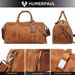 Men's Crazy Horse Leather Duffle Large Capacity Travel Luggage Bag Fits 15'' Laptop & Shoes Durable Totes Bags For_desvips.com