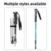 Kuangtu Ultra-light Telescopic Folding Trekking Pole Hiking Walking Stick Women Outdoor Gear Carbon-free_desvips.com