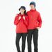 New One-Piece Fleece-Lined Couple's Workwear Men And Women Autumn Winter Hooded Mountaineering Jacket_desvips.com