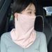 UPF50+ UV Face Mask With Neck Cover - Ice Silk Sun Protection For Golf & Cycling Breathable Outdoor Face Veil With UV Protection_desvips.com