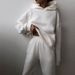 Women's Clothing sweatshirt set solid color casual fashion sports trousers two piece drop shipping_desvips.com