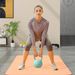Kettlebell 6 Kg Haltère Avec Poignée Antidérapante Pour Fitness Musculation Cardio, 19 X 19 X 28 Cm Vert_desvips.com