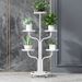 Indoor Iron Art Multi-layer Flower Stand New High-end Luxury Style For Home Use_desvips.com