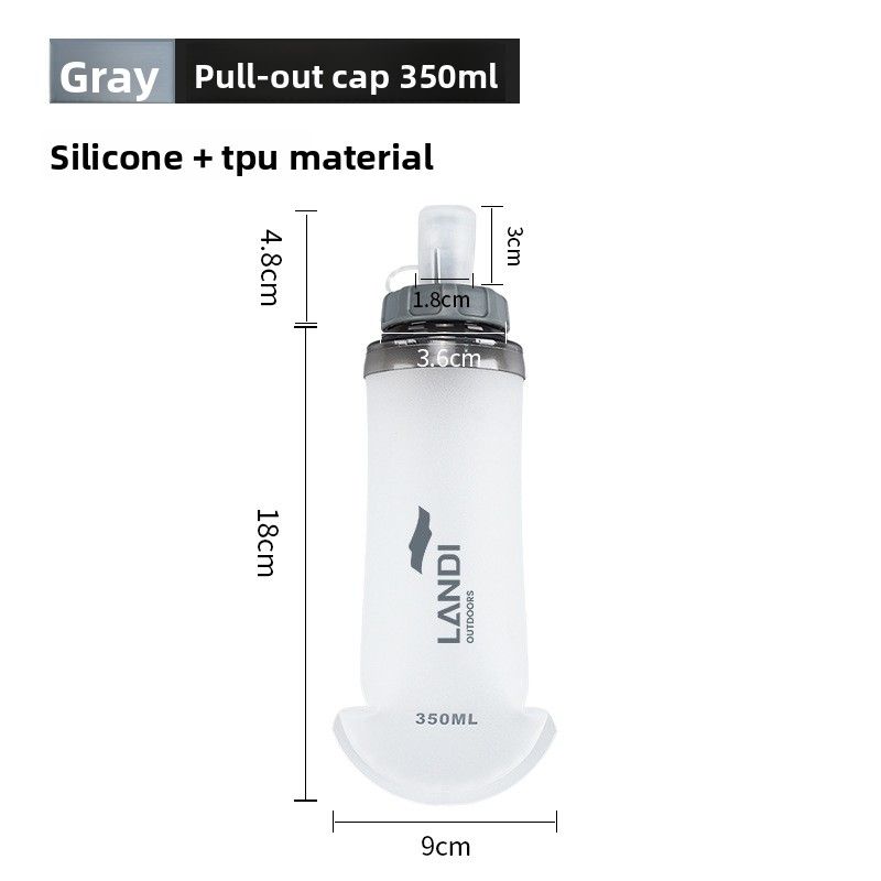Sports Soft Kettle TPU Foldable Soft Water Bag Outdoor Running Mountaineering Marathon Pocket Portable Water Cup_desvips.com