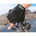 Palm Pad Shock Absorption Cycling Gloves Men And Women Half Finger Summer Thin Ice Silk Sunscreen Professional Road_desvips.com