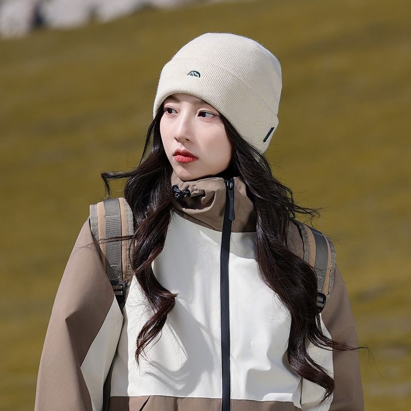 001 Mountaineering Cold For Women 2025 New Autumn Knitted Wool Large Circumference Sichuan West Travel Warm Head Wrap Hat_desvips.com