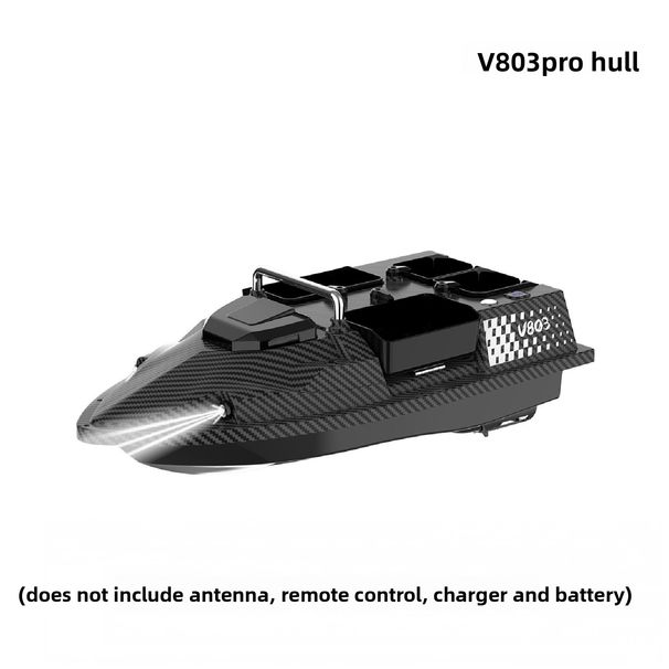 V803Pro Four-Legged GPS Remote Control Smart Boat With Fish Finder Built-in Sonar 4 Grounds 200 Fishing Spots_desvips.com