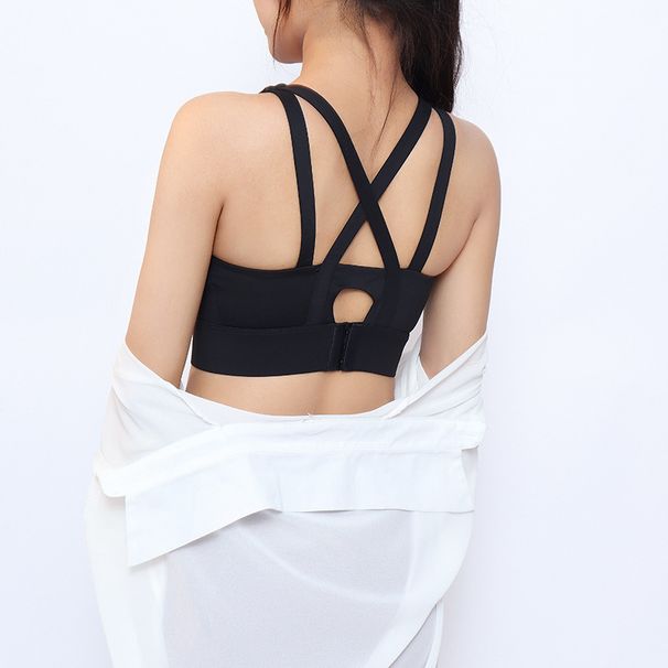 Sports Bra For Women, One-Piece Fixed Cup, Shockproof, Sexy, High-Intensity Running, Fitness, Beautiful Back,_desvips.com