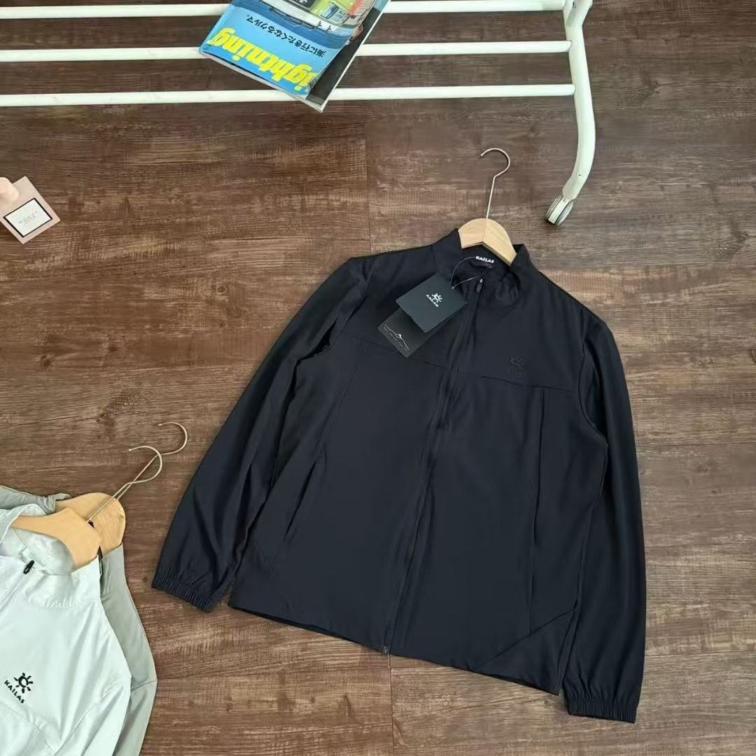 New Style Laminated Small Soft Shell Outdoor Jacket Windproof Casual Unisex Sun Protection Clothing Stand Collar_desvips.com