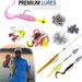 Shark Skimmer | 120 Set Soft Bait Lead Head Metal Spinner Tackle Fishing Supplies Lure Accessories Cross-Border_desvips.com