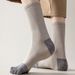 6 Pairs Men Winter Simple Comfortable Mid Length Anti Odor Toe Fashionable Versatile Five Finger Socks_desvips.com