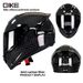 Qike Carbon Fiber Motorcycle Helmet, Stylish Lightweight Full-Face For All Seasons, Ultra-Light Men's Full Helmet_desvips.com