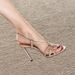 New Style French Cross Women 2026 Sexy Elegant One-Strap Summer Thin Strap Sandals Outdoor Versatile Nude High Heels_desvips.com
