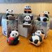 Chinese-style Small Gift,cute And Exquisite Resin Panda Figurine_desvips.com