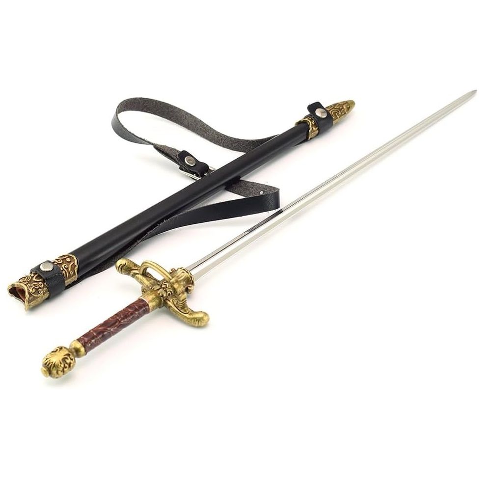 GOT Arya Stark Needle Metal Sword 30cm /12" Martial Arts Swords Desk Shelf Decoration Art Figure Arts Toys Collection Keychain Gift Party Supplies_desvips.com