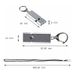New Aluminum Alloy Outdoor Fire Emergency Rescue Three-tube Survival Whistle, High-pitched Metal Whistle_desvips.com
