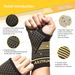 Fiber Support Ion Brace Copper Wrist Compression Sleeve Comfortable Breathable Palm Protector Cross-Border_desvips.com