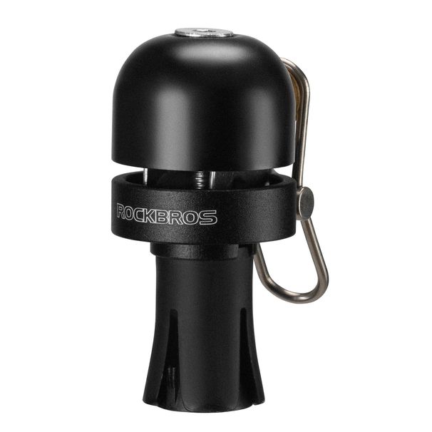 ROCKBROS Handlebar Bell For Road Bike Mini Glock 80dB Black_desvips.com