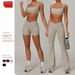 Women’s Clothing Nude Casual Versatile Suit Women's High Waist Wide Leg Slimming Sports Running Fitness Suit_desvips.com
