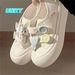 Kawaii Fish Platform Sneakers White Shoes Woman Casual Flats Spring Summer Tennis Female Vintage Vulcanize Cute Footwear_desvips.com