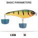 TREHOOK 3pcs Jerkbait Sinking Wobblers For Pike Fishing Lure Set 68mm 9g Rattling Artificial Baits Kit Crankbaits Fishing Tackle_desvips.com