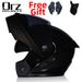 Men's Orz Flip Up Bicycle Helmet Full Face Winter Cap Electric Car Half Helmet Universal Four Seasons_desvips.com