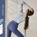 Women's Clothing Beautiful Back Shockproof Fixed Cup Fitness Pilates Yoga Wear_desvips.com