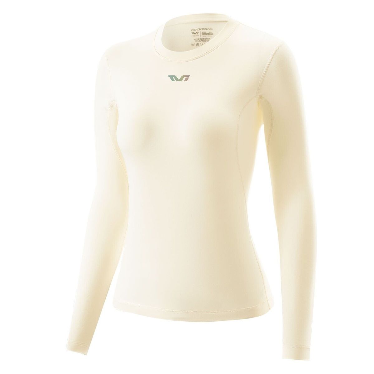 ROCKBROS TVI Women's Cycling Thermal Underwear, Long - Sleeved Cycling Jersey Shirt, Sizes M - 2XL_desvips.com