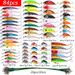 Mixed Kits Crankbait Minnow Popper Lure Bass Baits Wobbler Set Lifelike Fake Fishing Bait Tackle_desvips.com